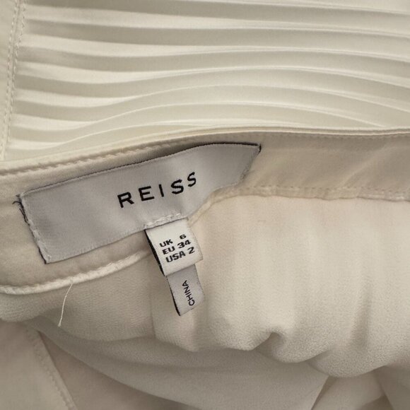REISS Dora Pleated Midi Skirt, Size 2 - Picture 10 of 12